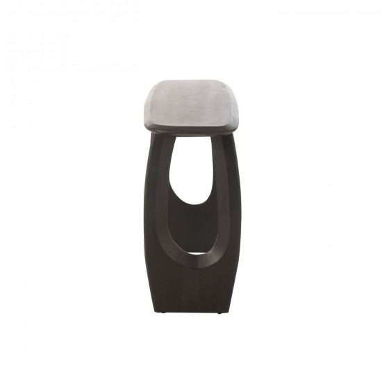 J-Line J Line tables de drapier murales Jolipa Console Mark Bois De Manguier Noir.