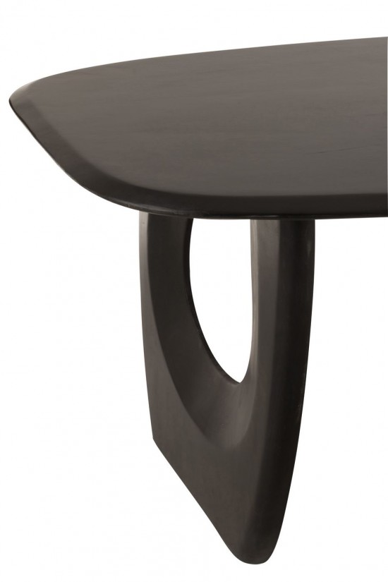 Jolipa Table A Manger Mark Bois De Manguier Noir.