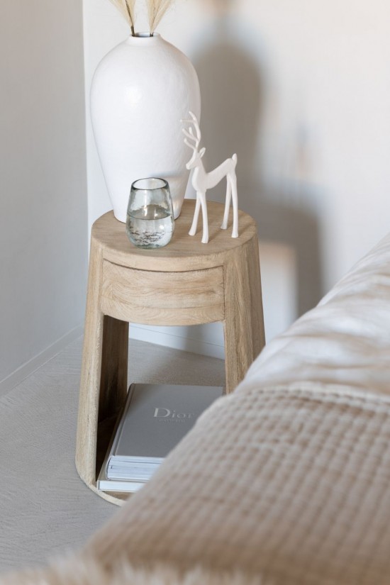 Jolipa Tavolo Da Salotto Drawn Legno Di Mango/Mdf Naturale.