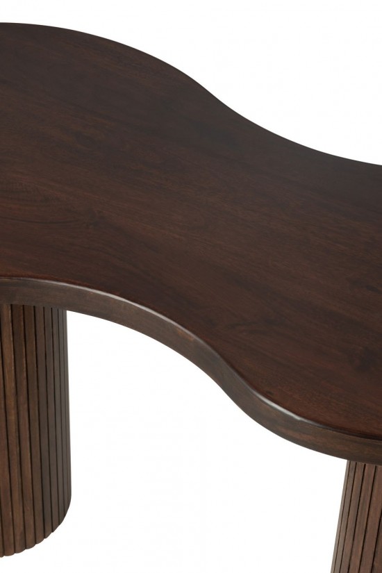 J-Line J Line tables de drapier murales Table Infinity Bois De Manguier Brun Large.