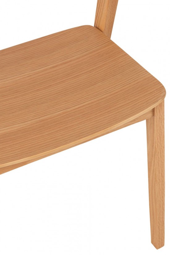 J-Line J Line chaises de repas Chaise Laga Bois De Chene Contreplaque Naturel.