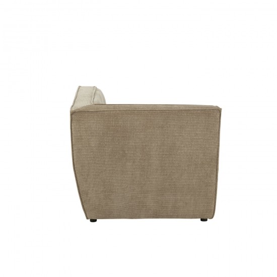 Jolipa Sofa Coin Grid Bois De Peuplier Mousse Taupe Fonce.