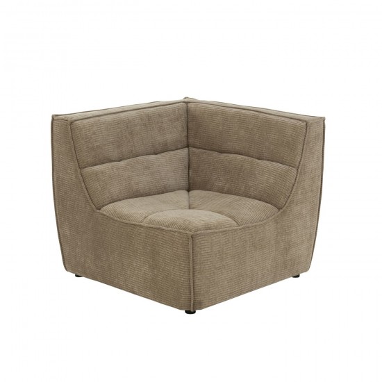 J Line Sofa Coin Grid Bois De Peuplier Mousse Taupe Fonce JLine 46058 by Jolipa 46058.