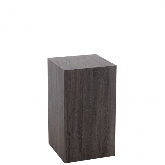 J Line Socle Rectangle Gris Mdf Placage Small JLine 46092 by Jolipa 46092.