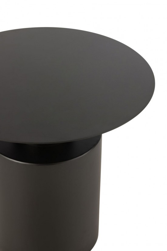 J-Line J Line tables d appoint bouts de canapé Jolipa Table Gigogne Rond Metal Noir.