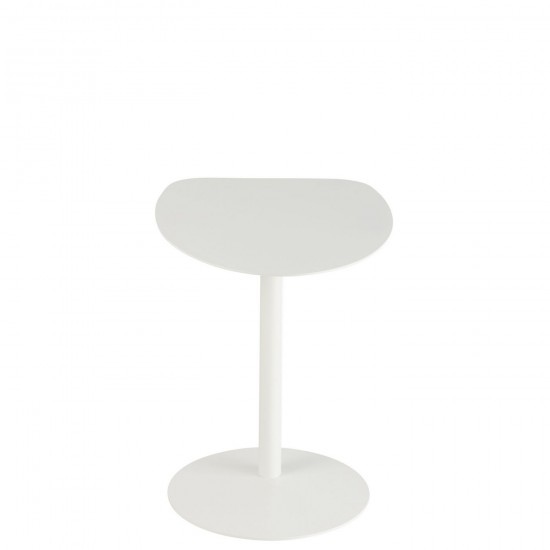 J-Line J Line tables d appoint bouts de canapé Jolipa Table Gigogne Ice Metal Blanc.