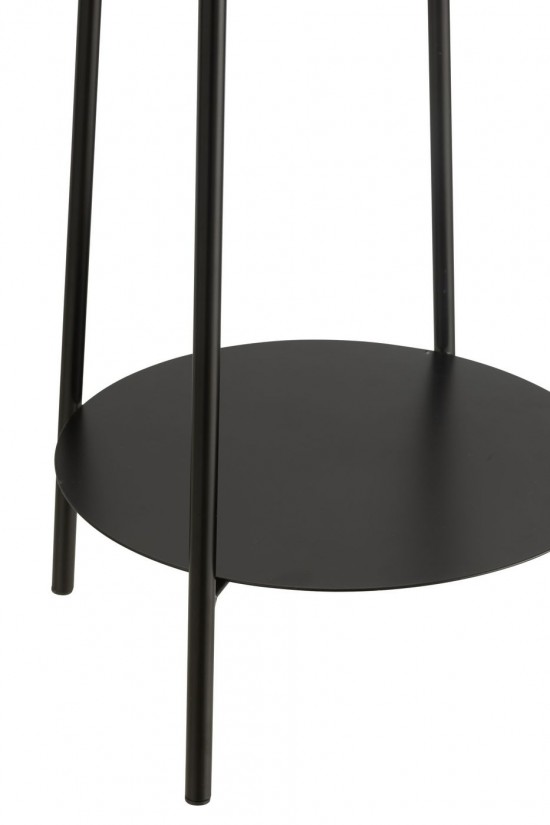 Jolipa Stand De Fleurs Deux Metal Noir.