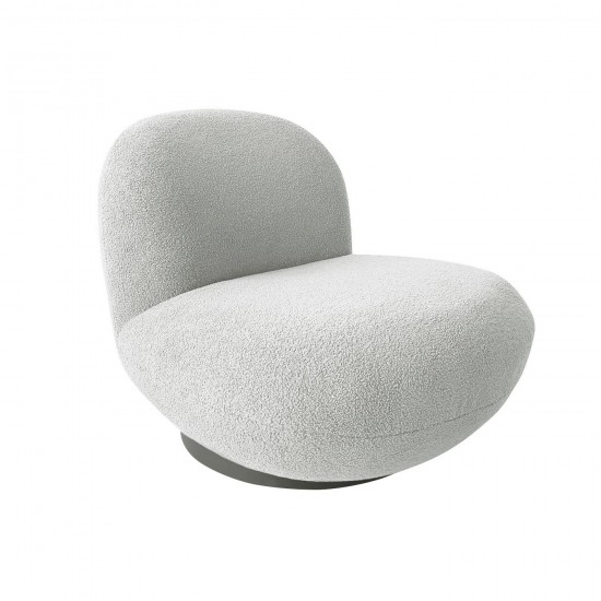 J-Line Sedia Miles Acciaio/Schiuma Grigio.