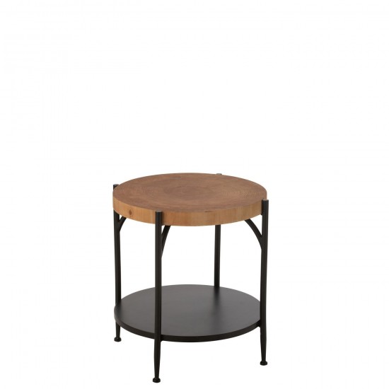 J Line Table Gigogne Bio Mdf Fer Noir Naturel JLine 46319 by Jolipa 46319.
