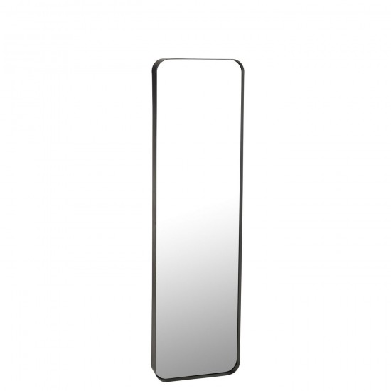J Line Mirroir Markus Metal Verre Noir Small JLine 46330 by Jolipa 46330.