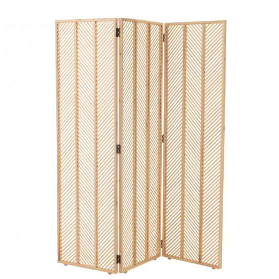 J Line Paravent Mili Bambou Contreplaque Naturel JLine 46365 by Jolipa 46365.