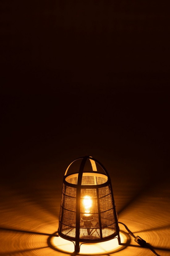 J-Line J Line Éclairage Armatures Luminaires D'intérieur Pieds De Lampe Avec Abat Jour Lampes De Table Jolipa Lampe Rya Coton.