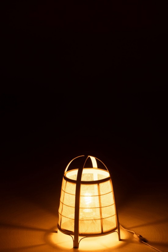 J-Line J Line Éclairage Armatures Luminaires D'intérieur Pieds De Lampe Avec Abat Jour Lampes De Table Jolipa Lampe Rya Coton.