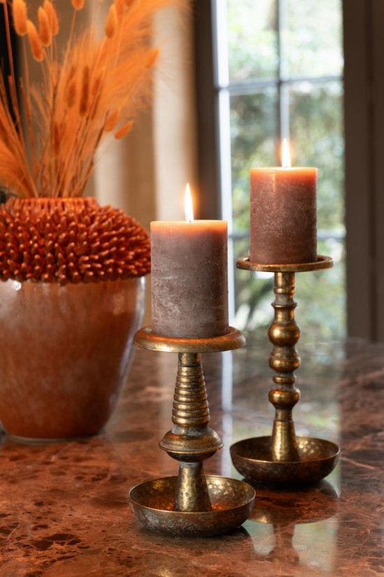 J-Line J Line chandeliers candélabres Porte Bougie Jere Metal Or.