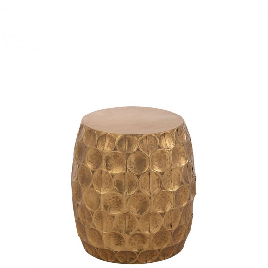 J Line Tabouret Panorama Metal Or JLine 46435 by Jolipa 46435.