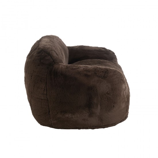 J-Line J Line fauteuils Jolipa Sofa Cutie Polyester Marron Large.