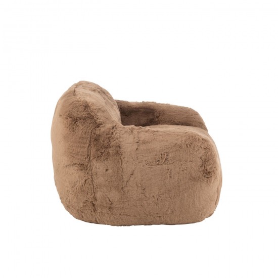 J-Line J Line fauteuils Jolipa Sofa Cutie Polyester Taupe Small.