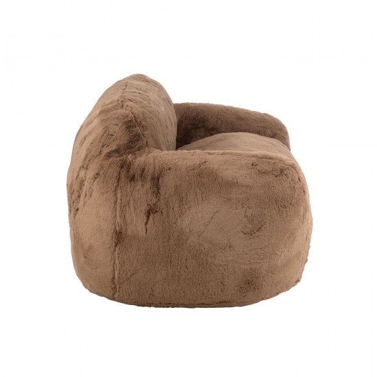 J-Line J Line fauteuils Jolipa Sofa Cutie Polyester Taupe Large.