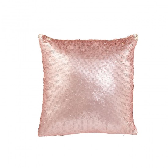 J Line Coussin Réversible Sequin Rose Champagne JLine 46574 by Jolipa 46574.