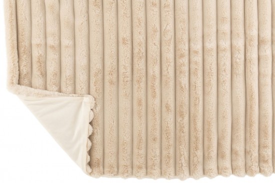 J-Line J Line Jolipa Plaid Large Corduroy Polyester Beige.