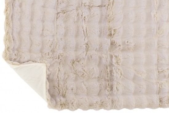 J-Line J Line Jolipa Plaid Wave Polyester Ivoire.