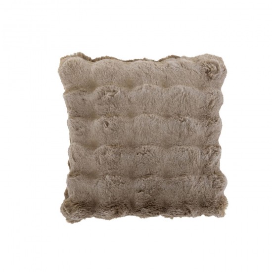 J Line Coussin Wave Polyester Taupe JLine 46600 by Jolipa 46600.