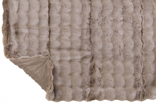 J-Line J Line Jolipa Plaid Wave Polyester Taupe.