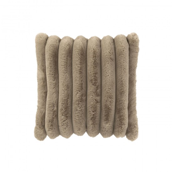 J Line Coussin Large Corduroy Polyester Taupe JLine 46604 by Jolipa 46604.