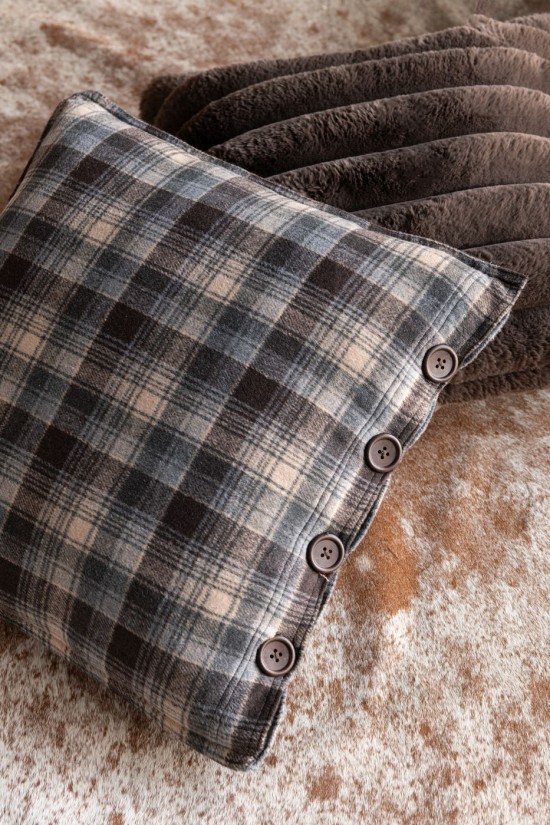 Jolipa Coussin Large Corduroy Polyester Chocolat.