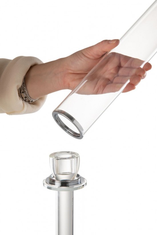 J-Line J Line chandeliers candélabres Jolipa Chandelier Moira Verre Transparent Small.