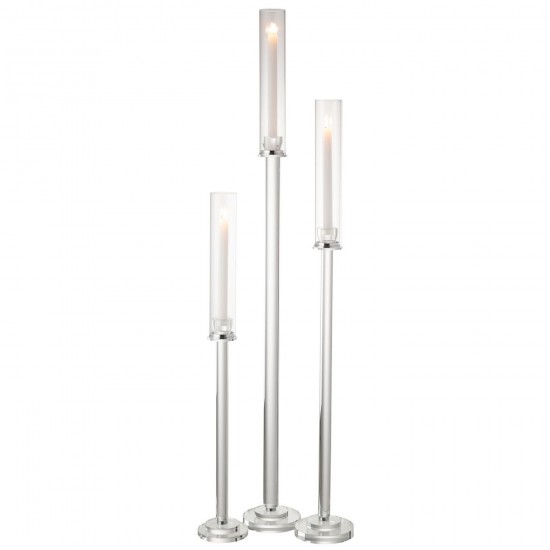 J-Line J Line chandeliers candélabres Jolipa Chandelier Moira Verre Transparent Large.