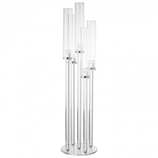 J Line Chandelier 5 Fin Verre Transparent JLine 47258 by Jolipa 47258.