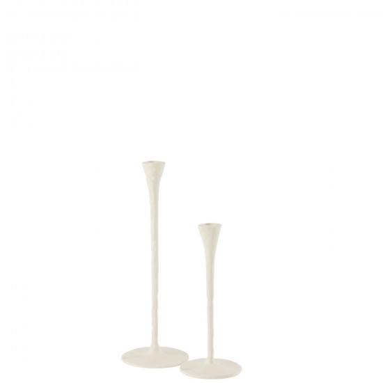 J Line Set De 2 Chandelier Goa Aluminium Blanc JLine 47564 by Jolipa 47564.