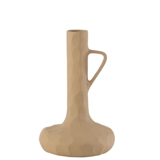 J Line Vase Pune Aluminium Beige JLine 47621 by Jolipa 47621.