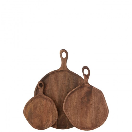 Jolipa Plateau Goa Bois De Manguier Marron Large.