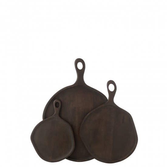 Jolipa Plateau Goa Bois De Manguier Wenge Large.