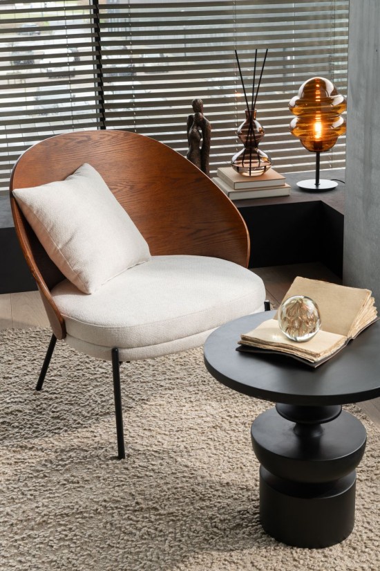 Jolipa Table Goa Bois De Manguier Noir.