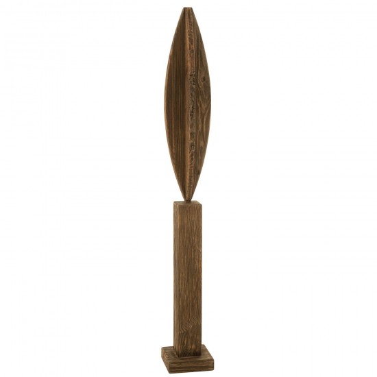 J Line Deco Sur Pied Luke Bois De Pin Brun Large JLine 47686 by Jolipa 47686.