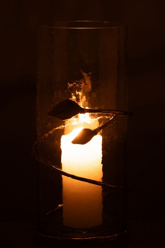 J-Line J Line Grands vases Grand vase Vases hauts Vase haut. Jolipa Vase Feuil Larg Ever Ac Tr Or.