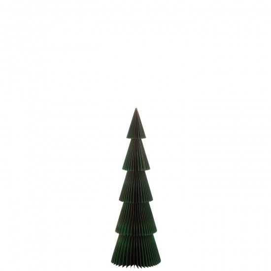 J Line Sapin De Noël Pliable Papier Vert Fonce Cuivre Small JLine 47790 by Jolipa 47790.