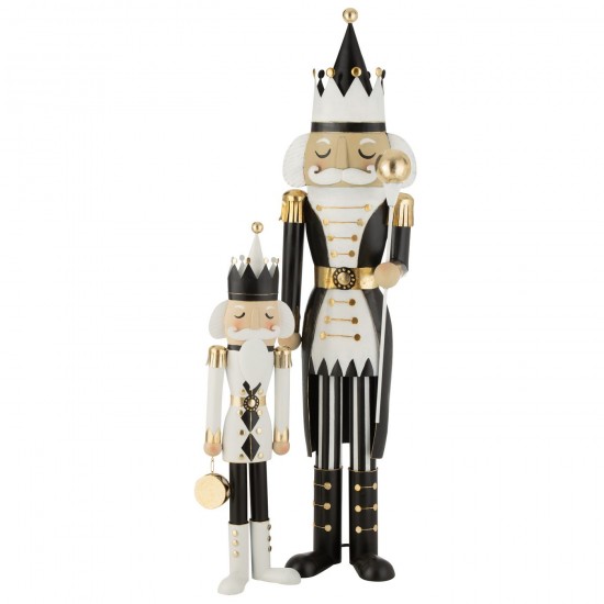 J-Line J Line Gens personnes Jolipa Casse Noisette Fer Noir Blanc Large.