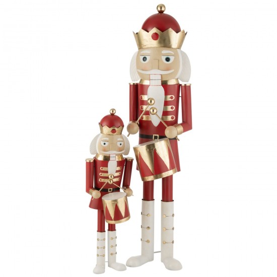 J-Line J Line Gens personnes Jolipa Casse Noisette Tambour Fer Rouge Or Large.