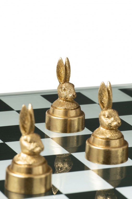 J Line Jeu D'Echecs Animaux Poly Mix JLine 47927 by Jolipa 47927.