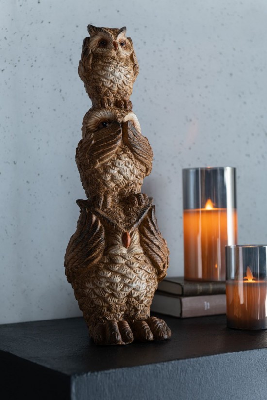 Jolipa Hiboux Sur Epaule Magnesium Marron Small.