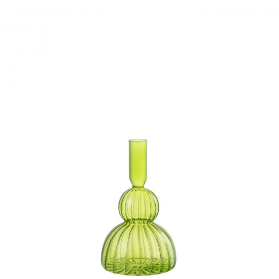 J Line Vase Juliette Verre Vert JLine 48199 by Jolipa 48199.