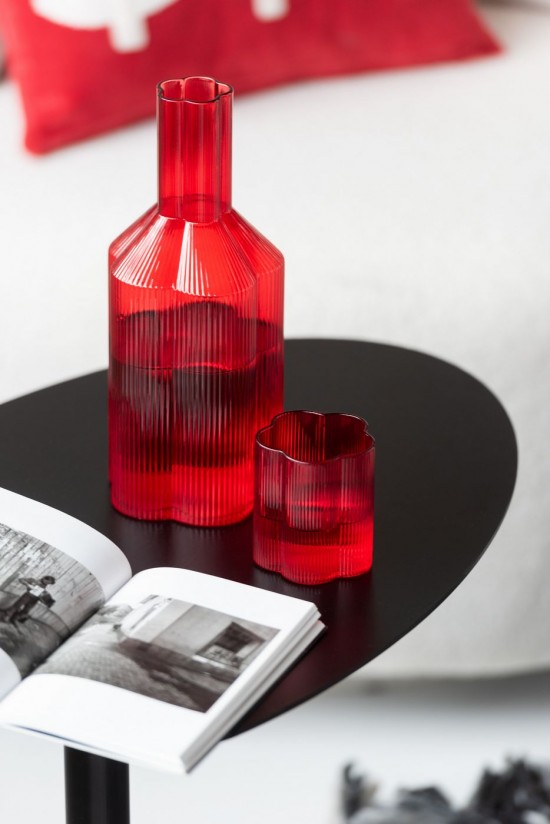 Jolipa Verre Fiore Verre Rouge.