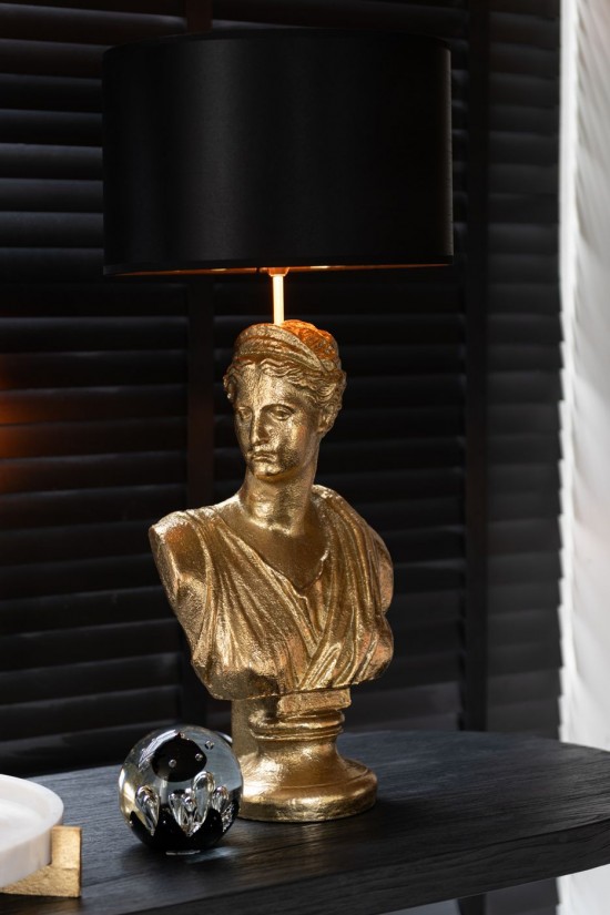 Jolipa Presse Papier Magic Verre Or Noir Large.