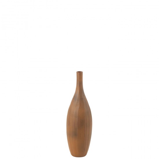 J Line Vase Bouteille Terra Rouille Small JLine 48531 by Jolipa 48531.