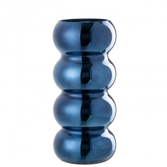 J Line Vase Chenille Verre Bleu JLine 48660 by Jolipa 48660.