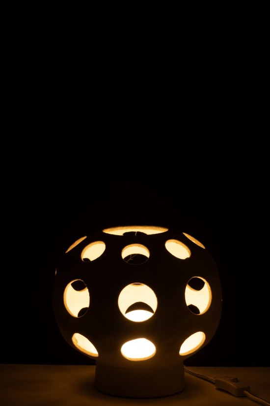 J-Line J Line Éclairage Armatures Luminaires D'intérieur Pieds De Lampe Avec Abat Jour Lampes De Table Jolipa Lampe Globe Pie.